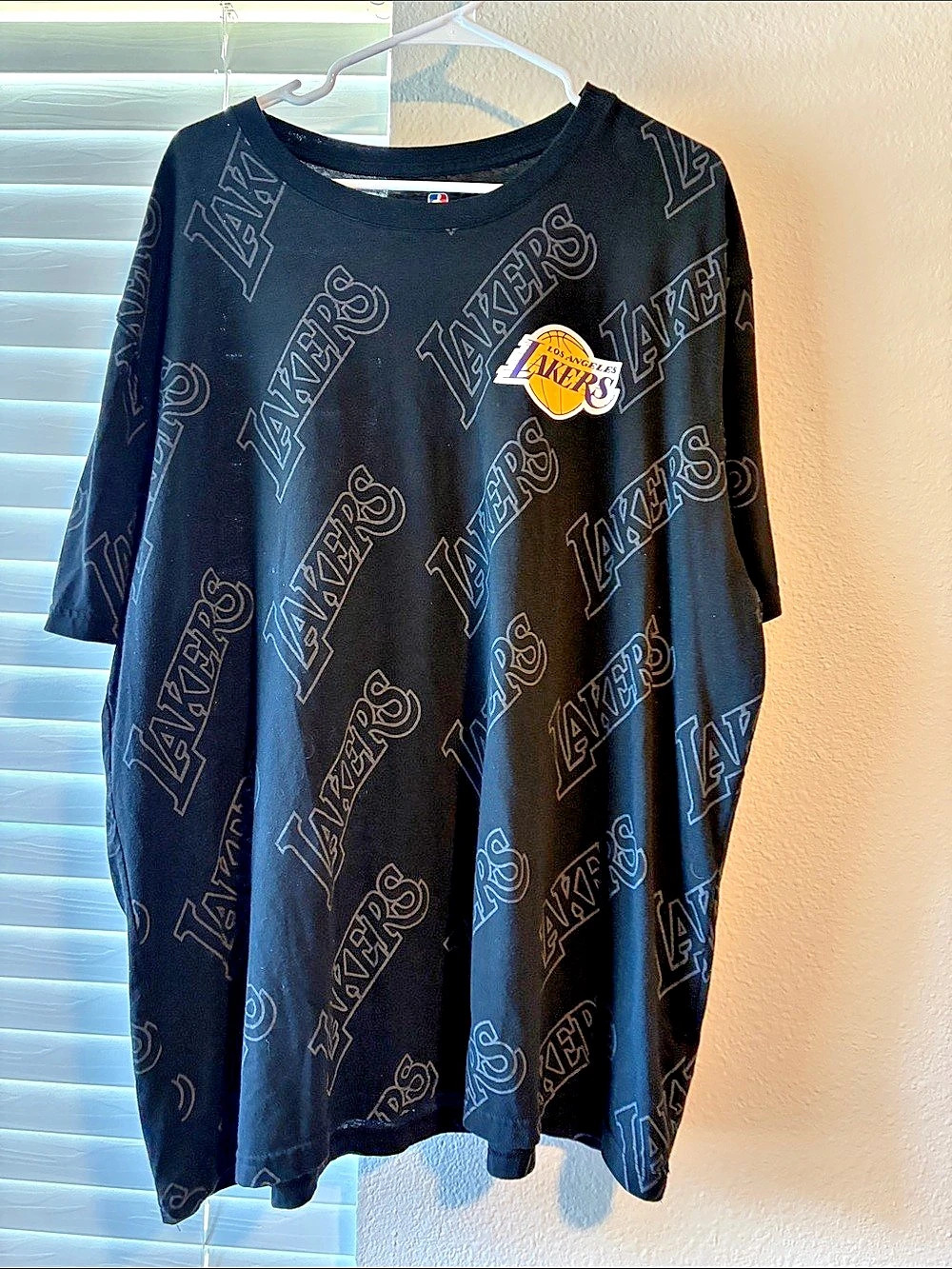NBA Los Angeles Lakers Logo Print Tee Size 3X Like New